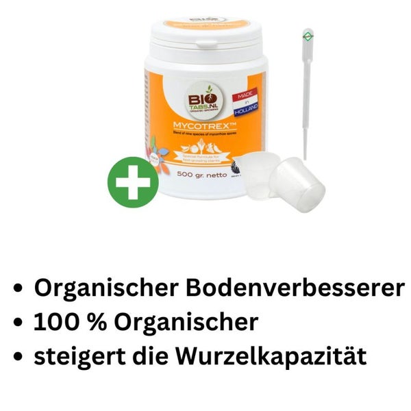 BioTabs Mycotrex 2 kg – Biologischer Wurzelstimulator für Erde und Kokos, fördert kräftiges Wachstum & Blütenbildung