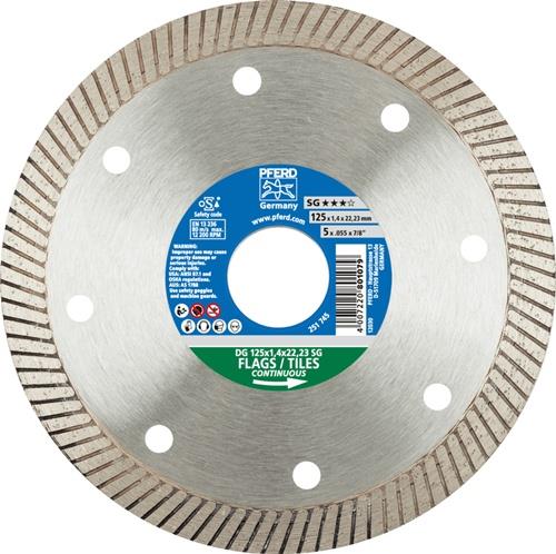 PFERD Diamant-Trennschleifscheibe D.125mm Bohr.22,23mm 1.4mm 8mm - 68000032