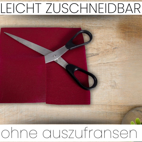 Sensalux Tischdeckenrolle 25m lang aus stoffähnlichem Vlies, 1,50 m x 25 m Bordeaux
