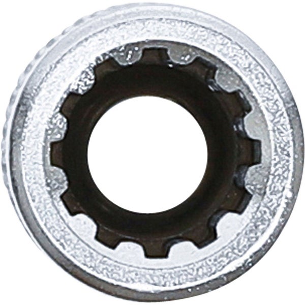 BGS Steckschlüssel-Einsatz Gear Lock tief Antrieb Innenvierkant 6,3 mm (1/4) SW 8 mm - 10158
