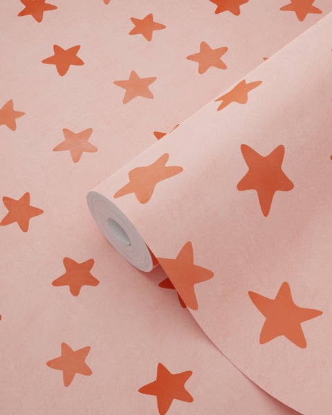 Tapetenrolle mit Sternmuster