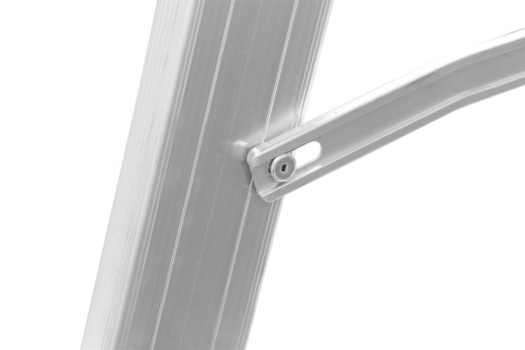 Detailansicht einer Aluminiumleiter