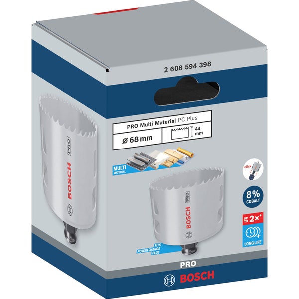 Bosch PRO Multi Material PC Plus Lochsäge 68 mm - 2608594398