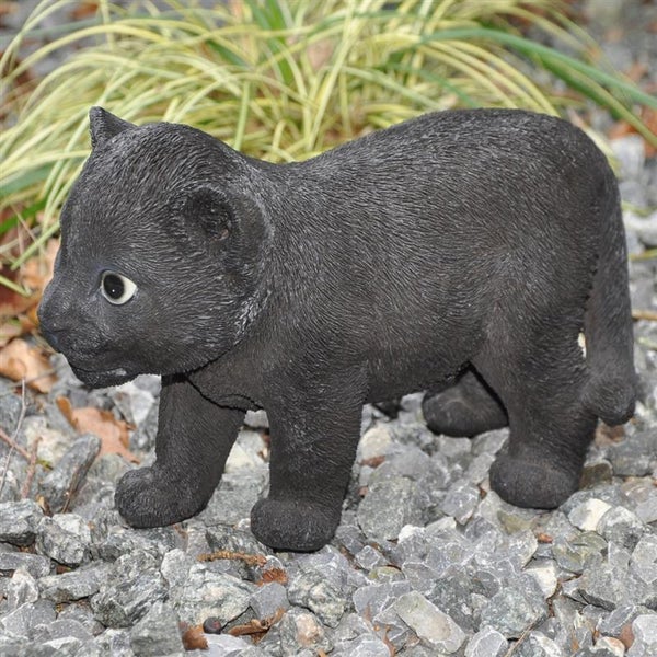 Dekofigur Gartenfigur Panther