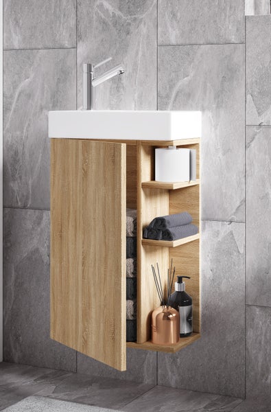 2-tlg Gäste WC Waschplatz Bad Waschtisch Lumia