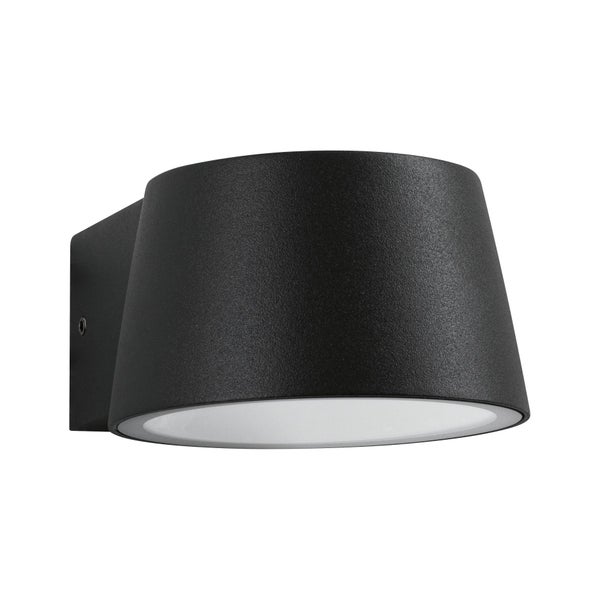 LED Außenwandleuchte Capea IP44 96x128mm 3000K 6W 500lm 230V 98° Anthrazit Aluminium