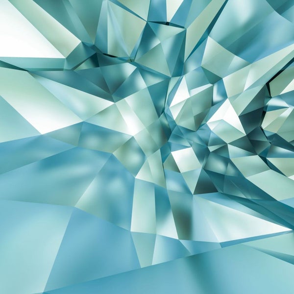 Abstraktes Muster mit geometrischen Formen