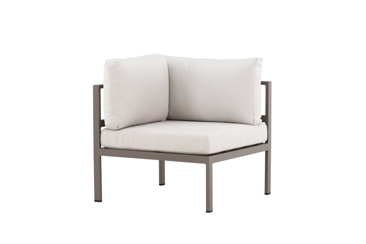 Ecklounge-Sessel mit Kissen