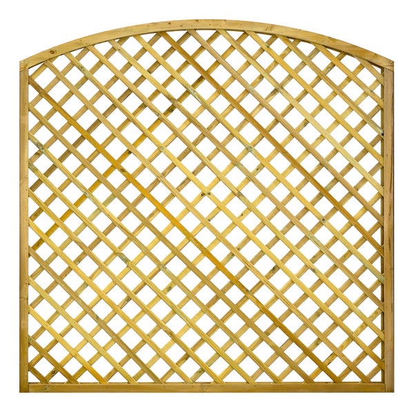 Holzspalier mit Rahmen