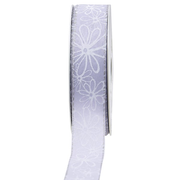 Dekoratives Band mit Blumenmuster auf einer Rolle