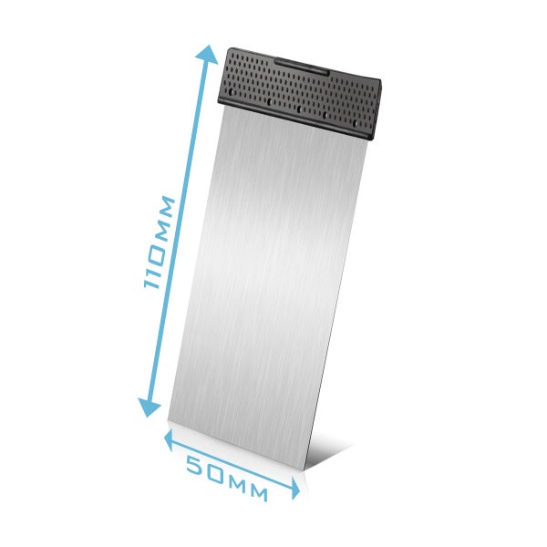 STAHLWERK Spachtelset 12-teilig 50, 80, 100, 120 mm, mit elastischer Klinge