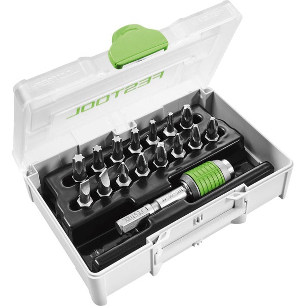 Festool Bit-Sortiment im geöffneten Kasten