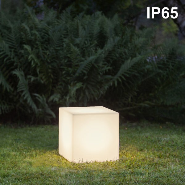 Quadratische Gartenleuchte mit Schutzart IP65