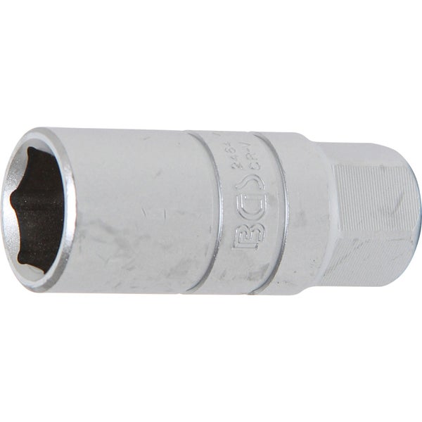 BGS Zündkerzen-Einsatz Sechskant Antrieb Innenvierkant 10 mm (3/8) SW 18 mm - 2464