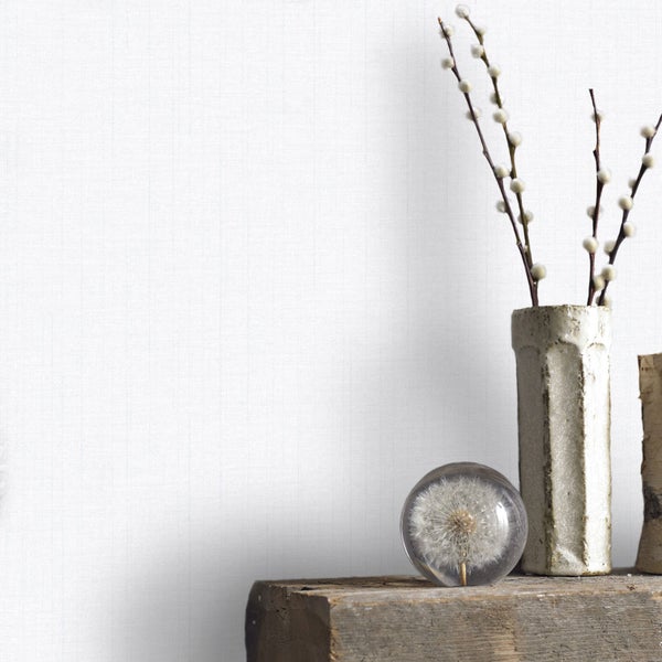 Vliestapeten Textil Isabelle Hellgrau