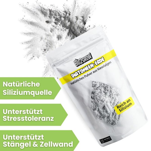Bio2Grow Diatomeenerde natürliche Siliziumquelle im Beutel