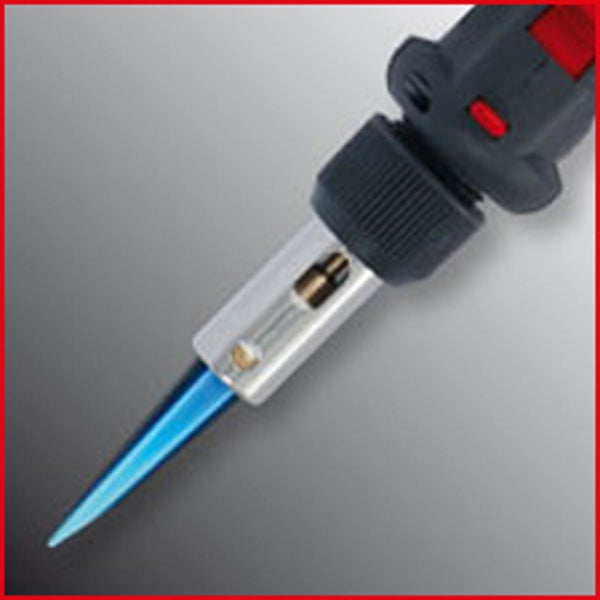 Lötlampe mit blauer Flamme
