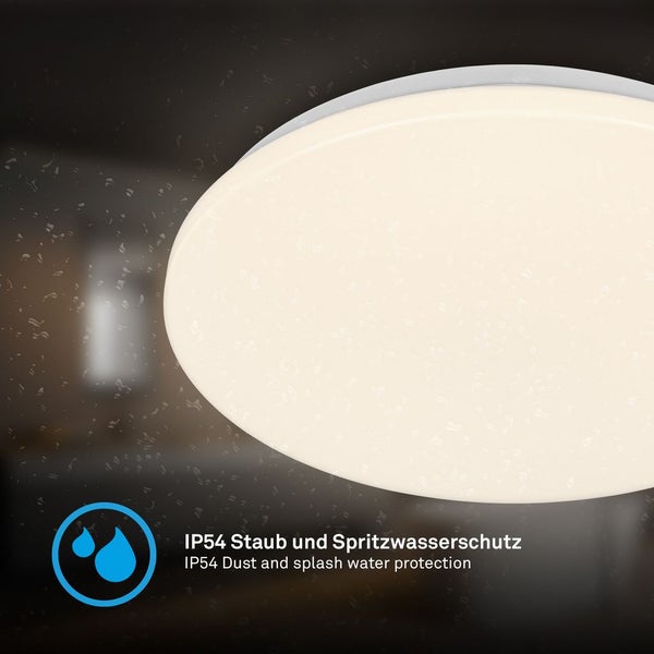LED Deckenlampe Deckenleuchte Wohnzimmer IP54 Warmweiß Schlafzimmer