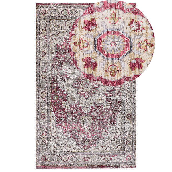 Teppich ARHAVI Rot 150 x 230 cm
