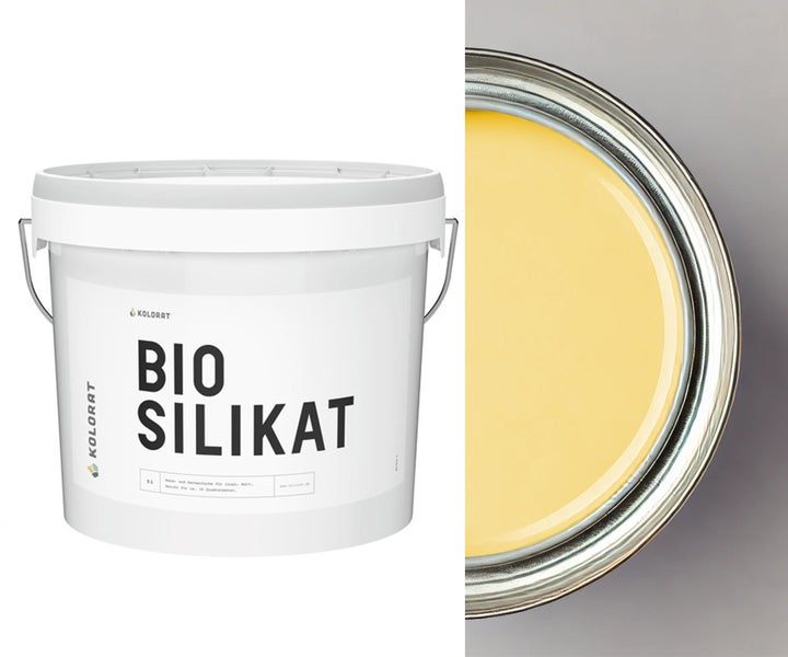 Kolorat Wandfarbe Bio-Silikat –  Pastellgelb K/0-7-53-0/T – 2.5L  Matte Wand- & Deckenfarbe auf Silikatbasis, atmungsaktiv, allergikerfreundlich, frei von Konservierungsmitteln, geruchsarm, leichte Verarbeitung. Hochwertige Innenfarbe für alle Räume.