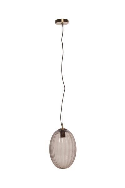 Retro Glas Lampe Hängeleuchte Wohnzimme Hängeleuchte Grau | Wohnzimmer Esszimmer Leuchte