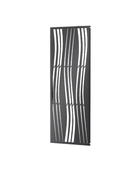 Sichtschutzwand ELEO Arno 60 x 158 cm - Metall pulverbeschichtet anthrazit