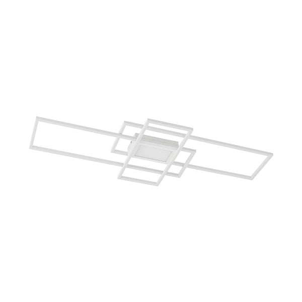 Lindby LED Deckenleuchte Caitilin dimmbar mit Leselampe (Modern) in Weiß aus Metall (1 flammig, ) - Lampe Deckenlampe Wohnzimmerleuchte
