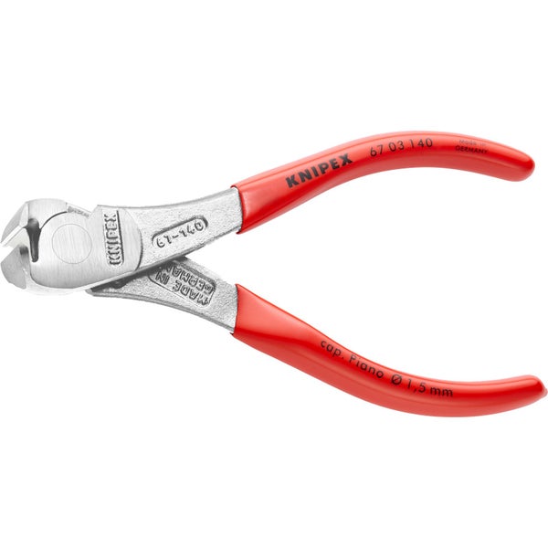Knipex Seitenschneider mit roten Griffen
