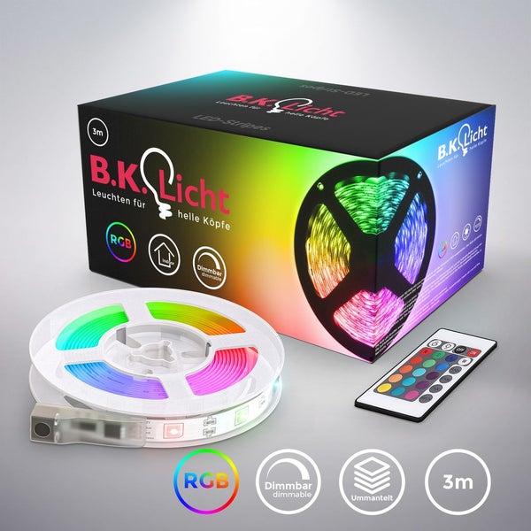 RGB-LED-Band, 3m, 90xRGB-LED/0,11W