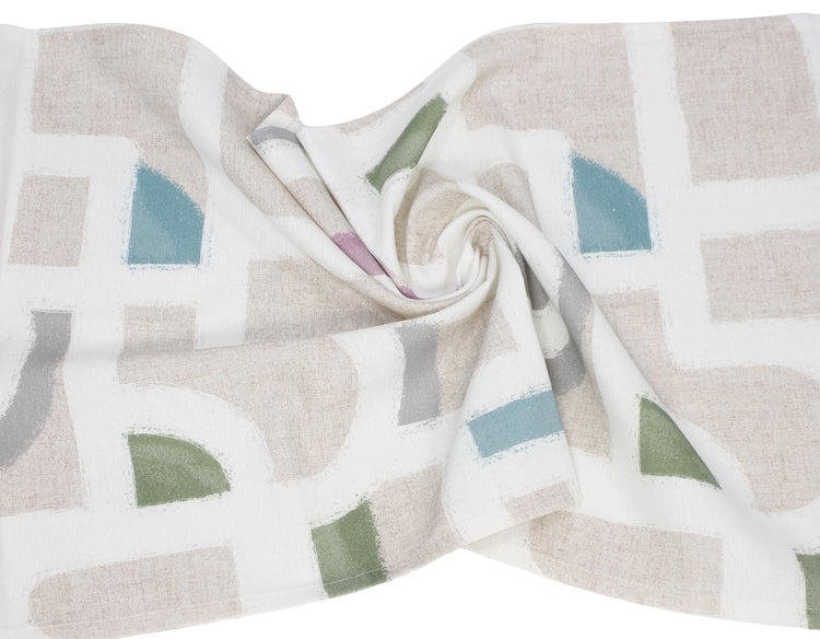 FRANK FLECHTWAREN | Tischläufer Farbenspiel, 40 x 140 cm, BAUMWOLLE, POLYESTER