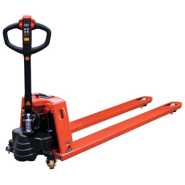 Elektrischer Gabelhubwagen für den Transport von Paletten