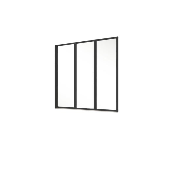 Duschwand mit drei Scheiben