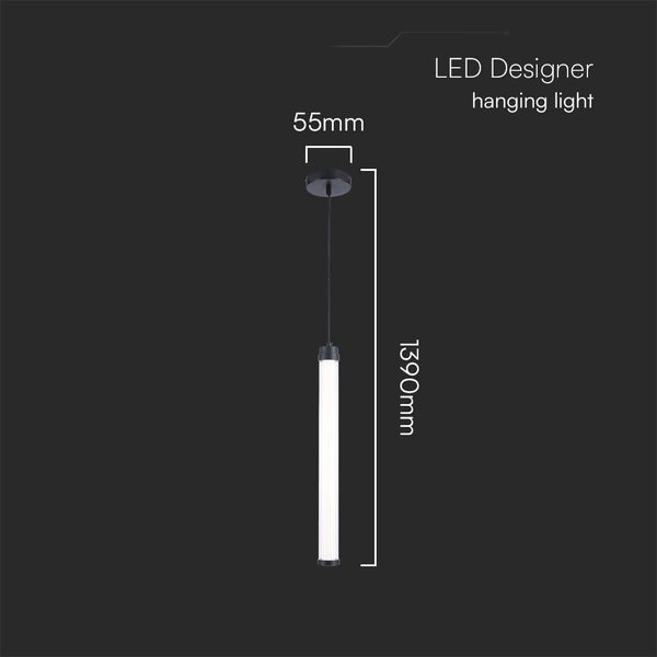 LED Designer Hängeleuchte, 1390 mm hoch