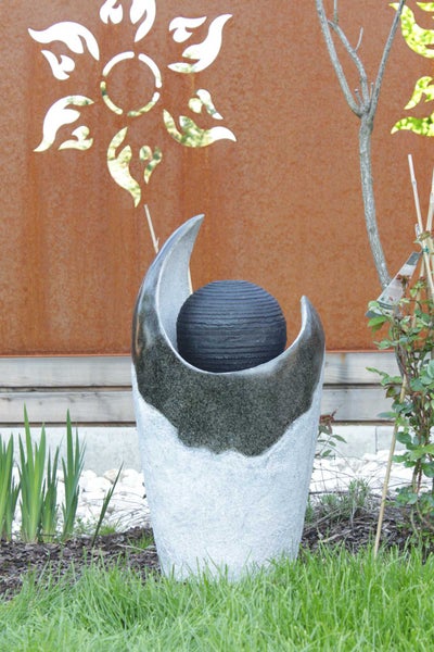 Gartenbrunnen Springbrunnen Brunnen FoSferico für Aussen + Innen 70cm 10558