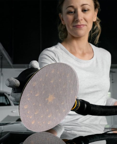 Mirka Abranet Netz-Schleifscheiben Ø 150 mm Klett / Korn P1000 / 50 Stk / zum Schleifen von Holz, Spachtel, Lack, Kunststoff / 5424105092