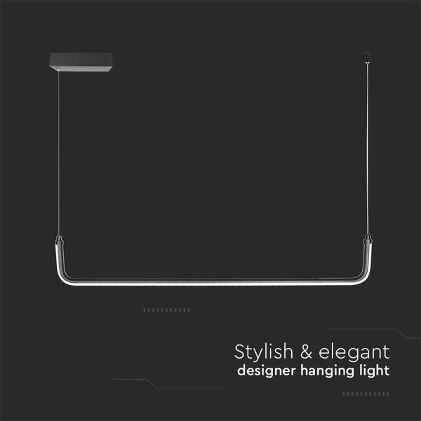 Moderne LED-Hängeleuchte mit geradlinigem Design für den Innenbereich