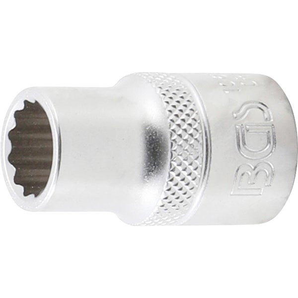 BGS Steckschlüssel-Einsatz Zwölfkant Antrieb Innenvierkant 12,5 mm (1/2) SW 12 mm - 10632