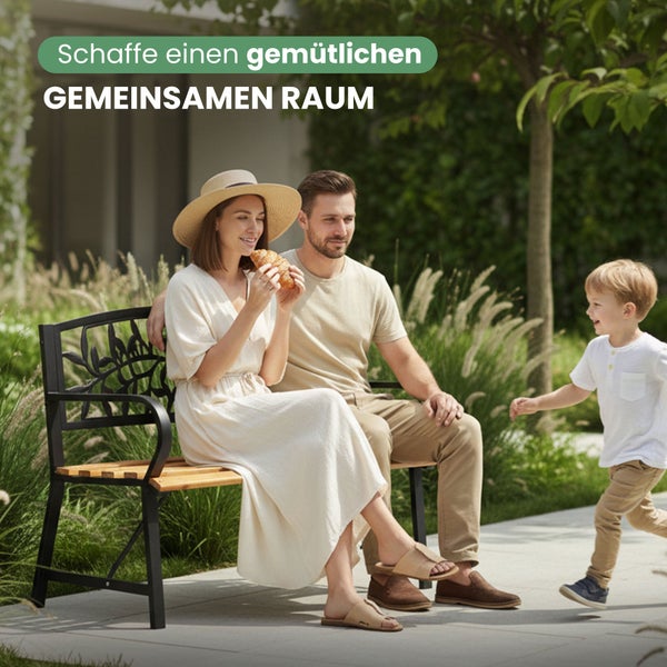 Moderner weißer Schminktisch mit integriertem LED-Leuchtspiegel, einer Schublade und Ablagefächern. Eine Frau sitzt auf einem passenden Hocker.