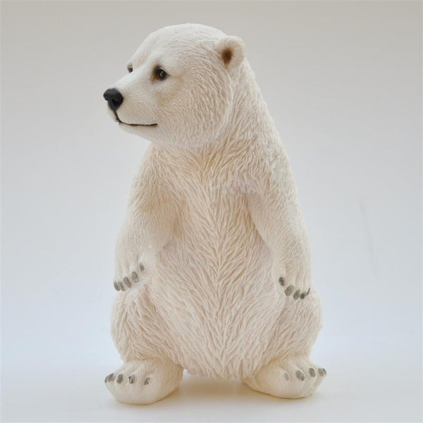 Dekofigur Gartenfigur Eisbär 11 x 11 x 19 cm