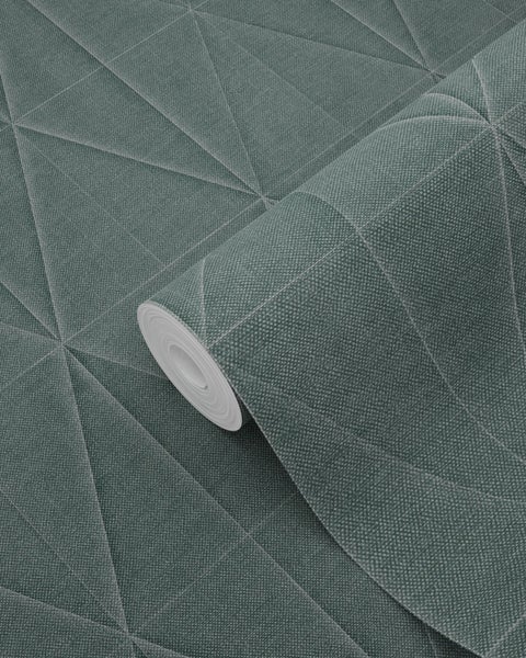 Tapetenrolle mit geometrischem Muster