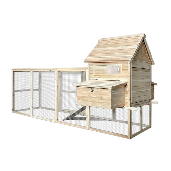 Home Deluxe Hühnerstall TANO – 310 x 150 cm | Großes, wetterfestes Holzgehege mit Auslauf