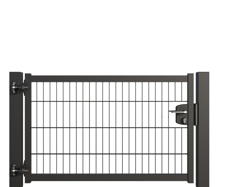 Gartentor mit Schloss und Gitter