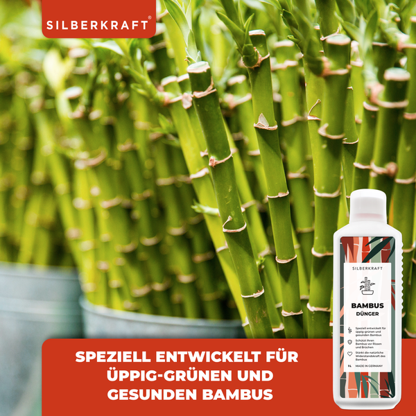 SILBERKRAFT Bambus Bio-Dünger – 1 Liter