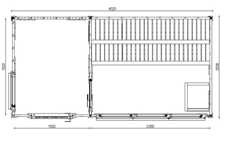 FinnTherm Gartensauna Azalia Gartensauna 2 Sitzbänke aus Holz, Sauna mit 40 mm Wandstärke, Außensauna mit Montagematerial, Naturbelassen 4,3x2,3m