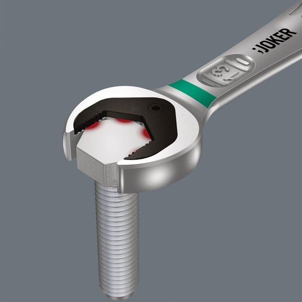 Wera Joker Maulschlüssel greift Sechskantschraube