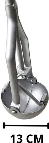 Bohrgeräteleffel mit 13 cm Durchmesser