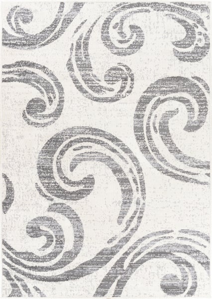Moderner Skandinavischer Teppich Weiß/Grau 200x275 cm MARGARET