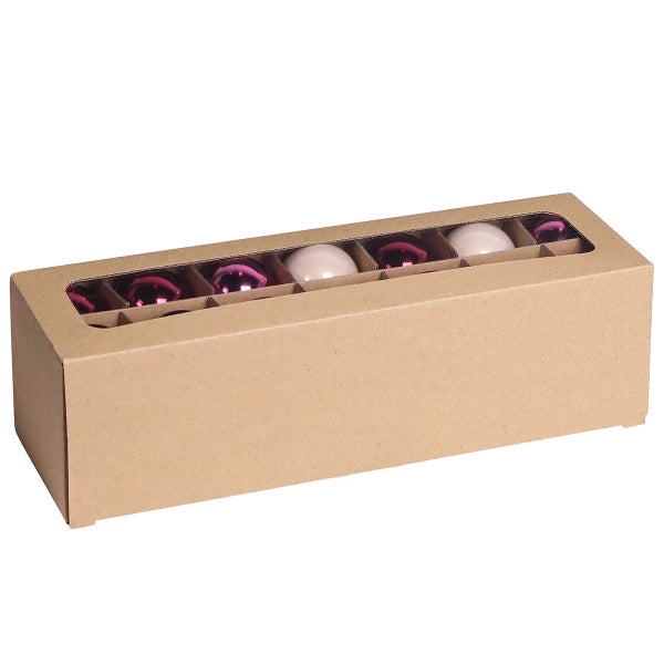 Verpackung mit Christbaumkugeln