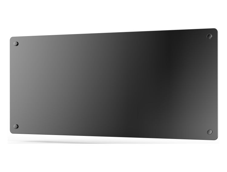 Schild mit Befestigungselementen