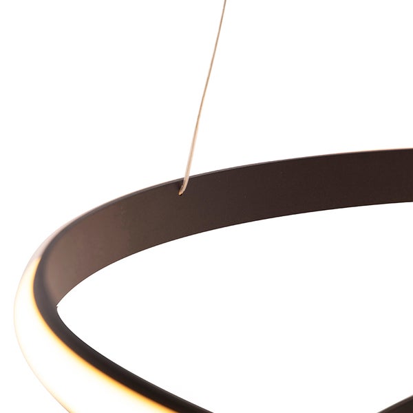 Kreisförmige LED Pendelleuchte mit Aufhängung